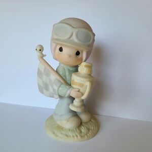 Precious Moments Trust in the Lord to the Finish Collectible Porcelain Figurine